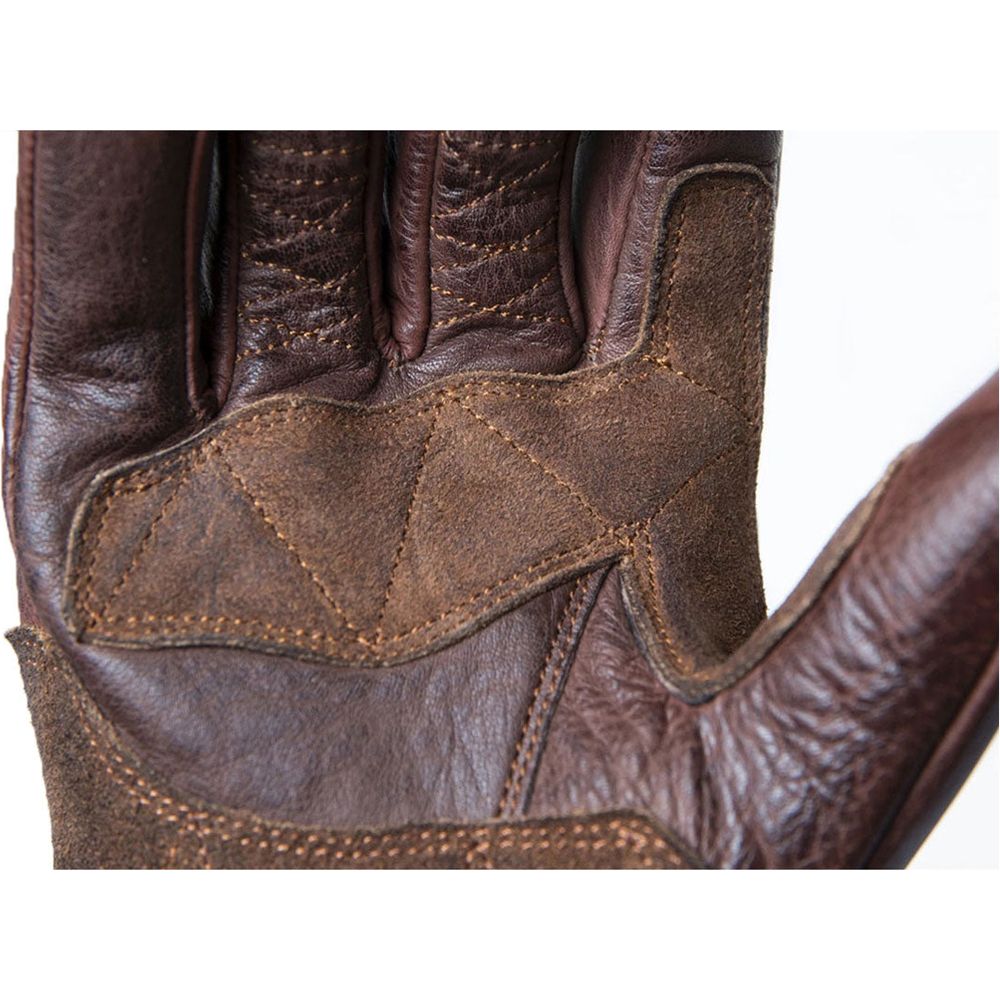 Fuel Rodeo Leather Gloves Brown