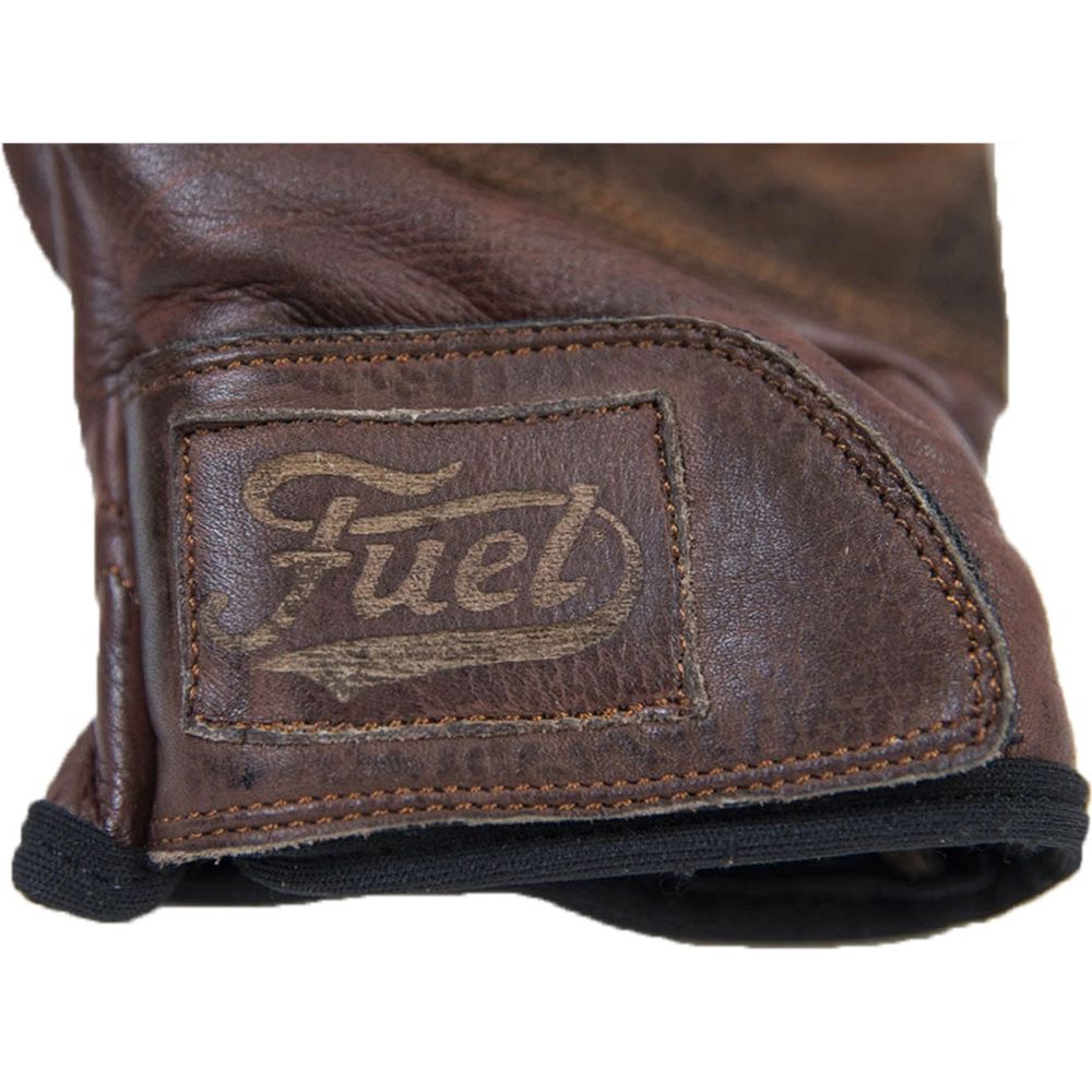 Fuel Rodeo Leather Gloves Brown