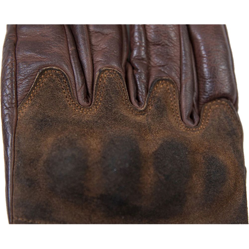 Fuel Rodeo Leather Gloves Brown
