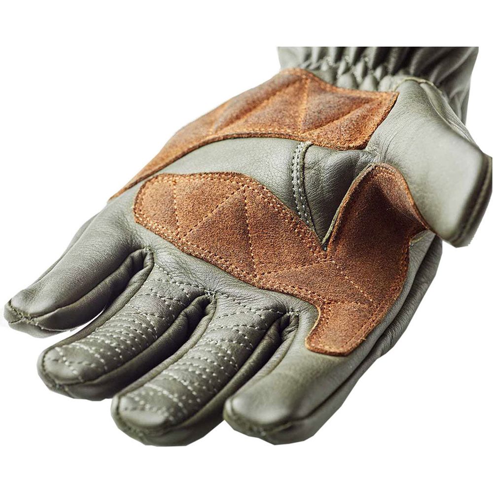 Fuel Rodeo Leather Gloves Olive