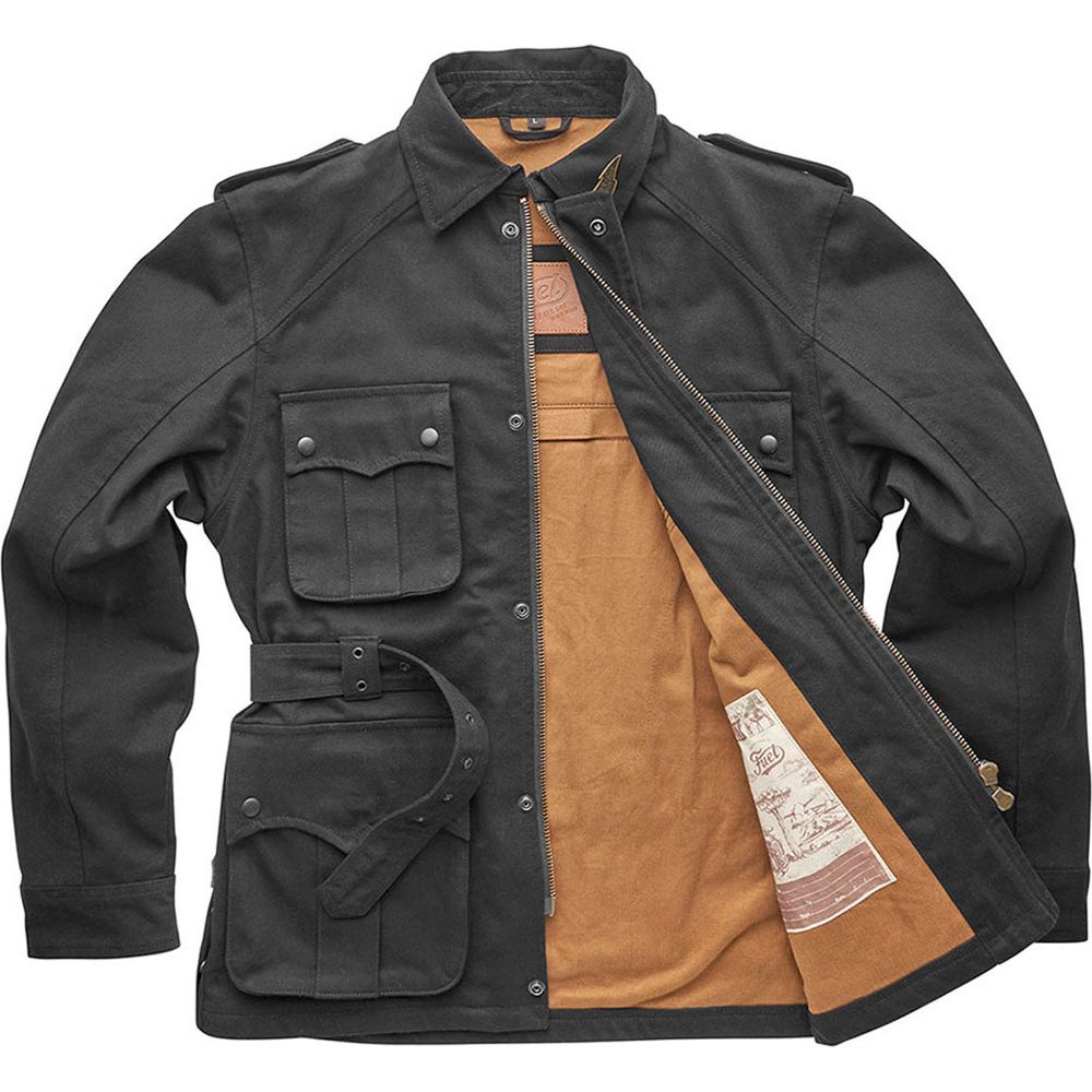 Fuel Safari Textile Jacket Black