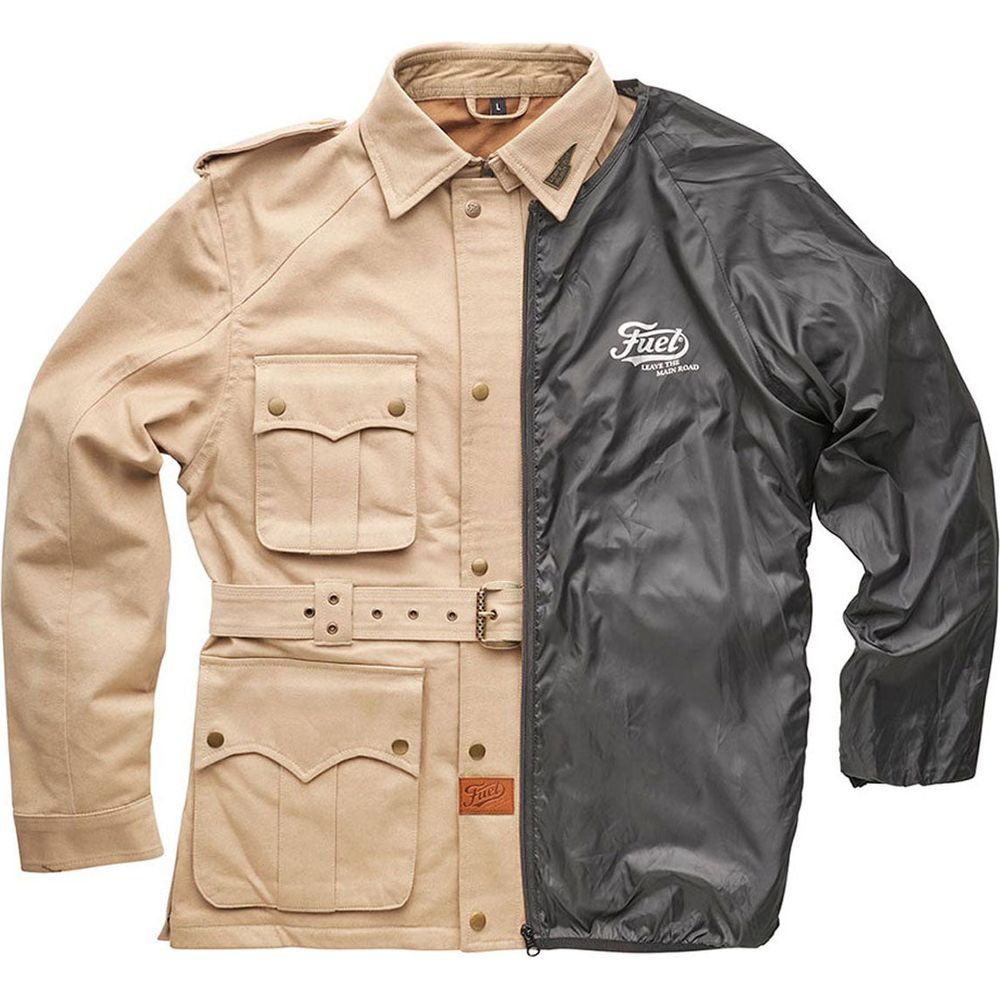 Fuel Safari Textile Jacket Sand