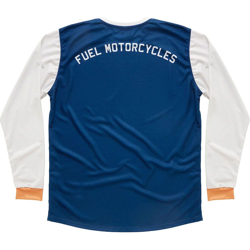 Fuel Two Stroke Kids Jersey Blue / White