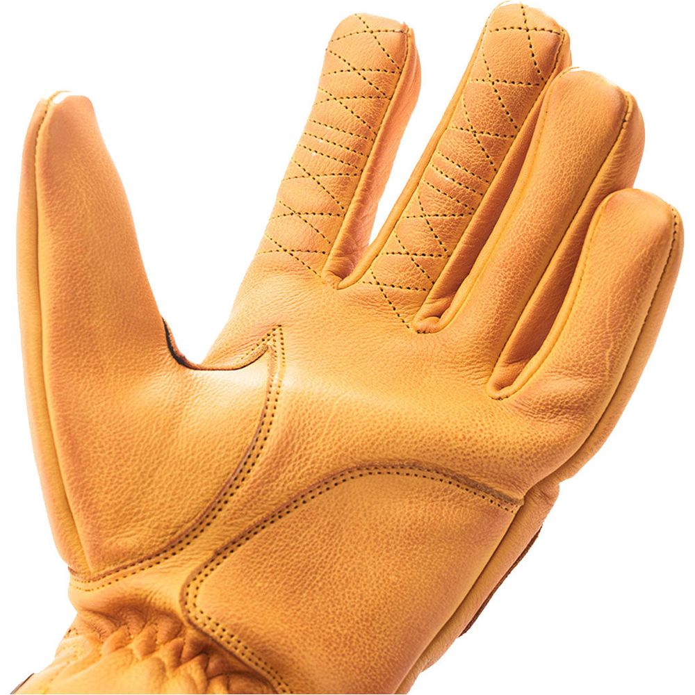 Fuel United Leather Gloves Yellow