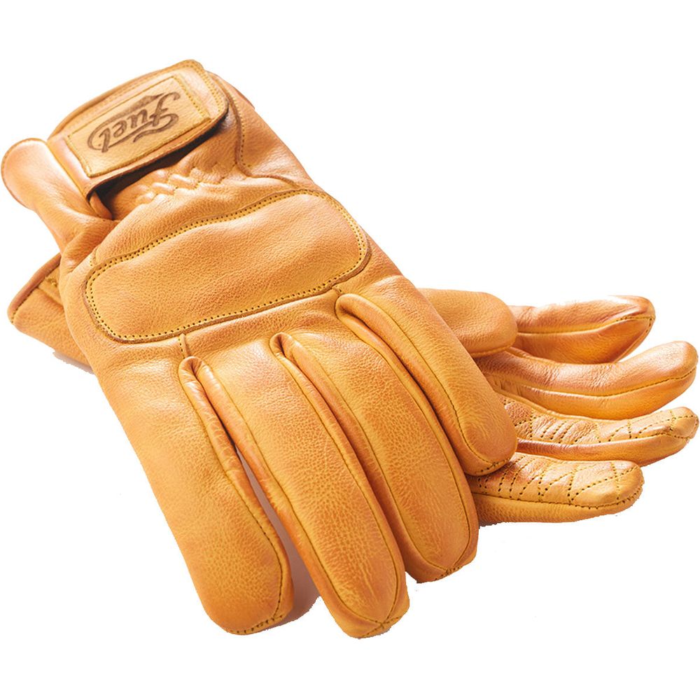 Fuel United Leather Gloves Yellow