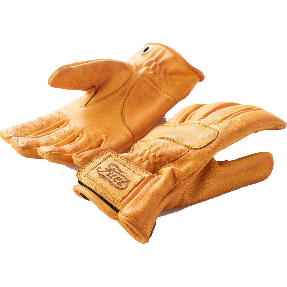 Fuel United Leather Gloves Yellow