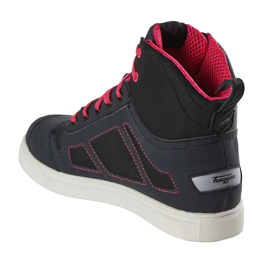 Furygan Angie D3O Ladies Short Boots Black / Pink FREE UK Delivery, FREE 365 Day Returns | Moto Central