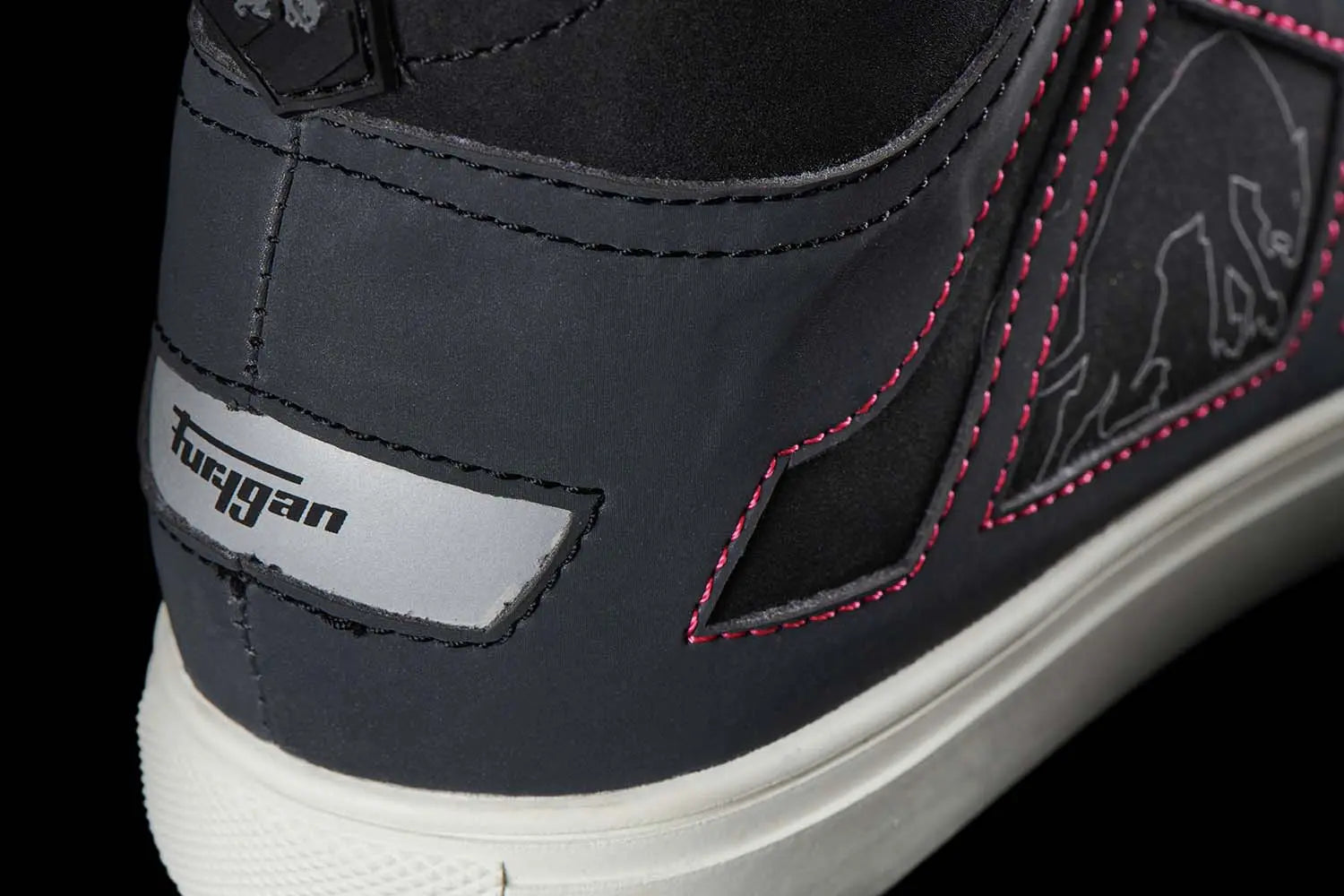 Furygan Angie D3O Ladies Short Boots Black / Pink FREE UK Delivery, FREE 365 Day Returns | Moto Central