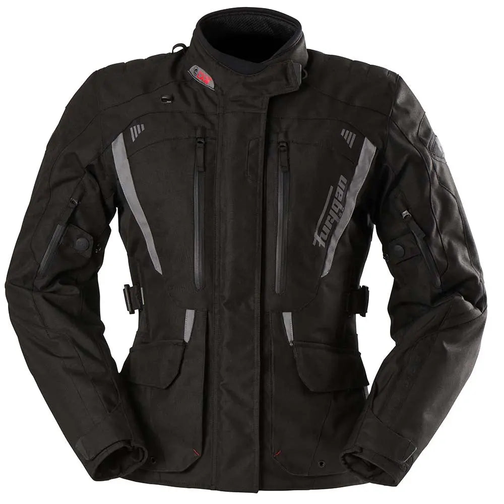 Furygan Apalaches Evo Ladies Textile Jacket Black / Grey FREE UK Delivery, FREE 365 Day Returns | Moto Central