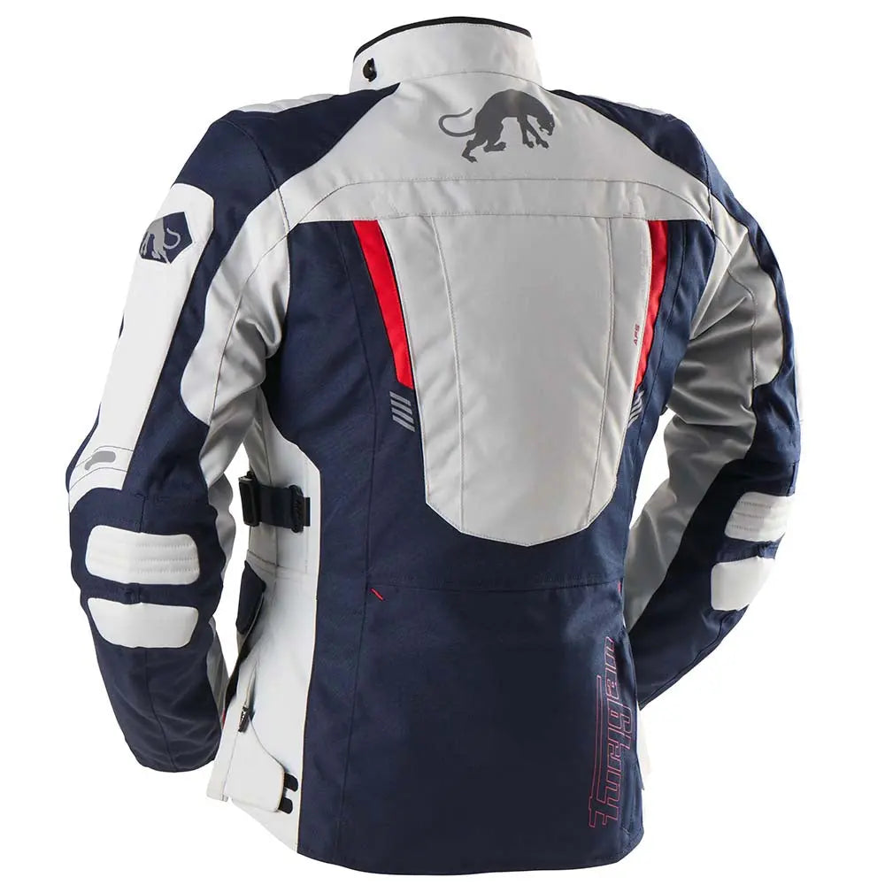 Furygan Apalaches Evo Ladies Textile Jacket Blue / Pearl / Red FREE UK Delivery, FREE 365 Day Returns | Moto Central