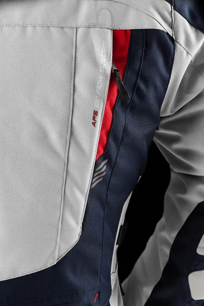 Furygan Apalaches Evo Ladies Textile Jacket Blue / Pearl / Red FREE UK Delivery, FREE 365 Day Returns | Moto Central