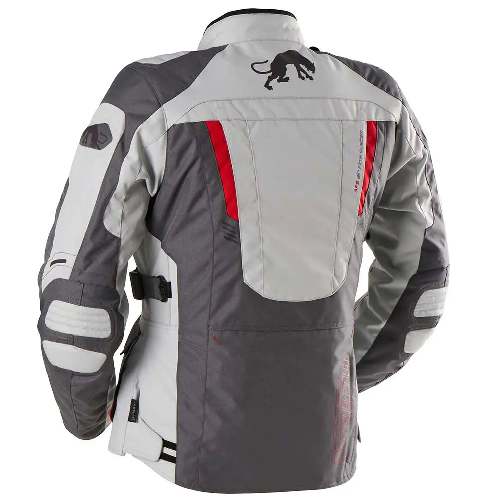 Furygan Apalaches Evo Ladies Textile Jacket Grey / Pearl / Red FREE UK Delivery, FREE 365 Day Returns | Moto Central