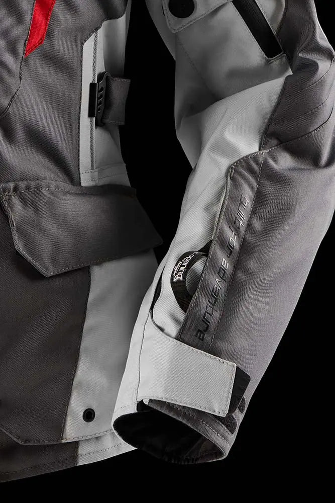 Furygan Apalaches Evo Ladies Textile Jacket Grey / Pearl / Red FREE UK Delivery, FREE 365 Day Returns | Moto Central