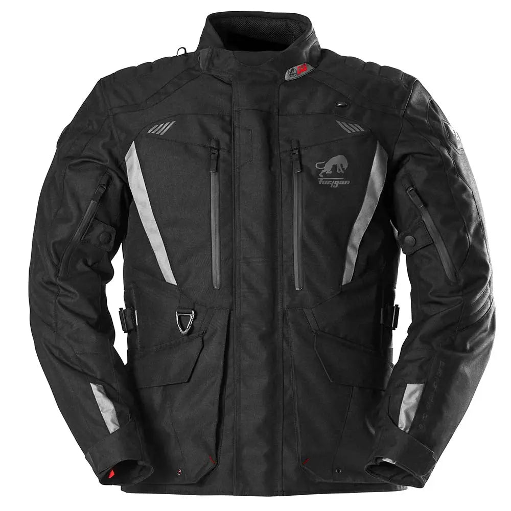 Furygan Apalaches Evo Textile Jacket Black / Grey FREE UK Delivery, FREE 365 Day Returns | Moto Central
