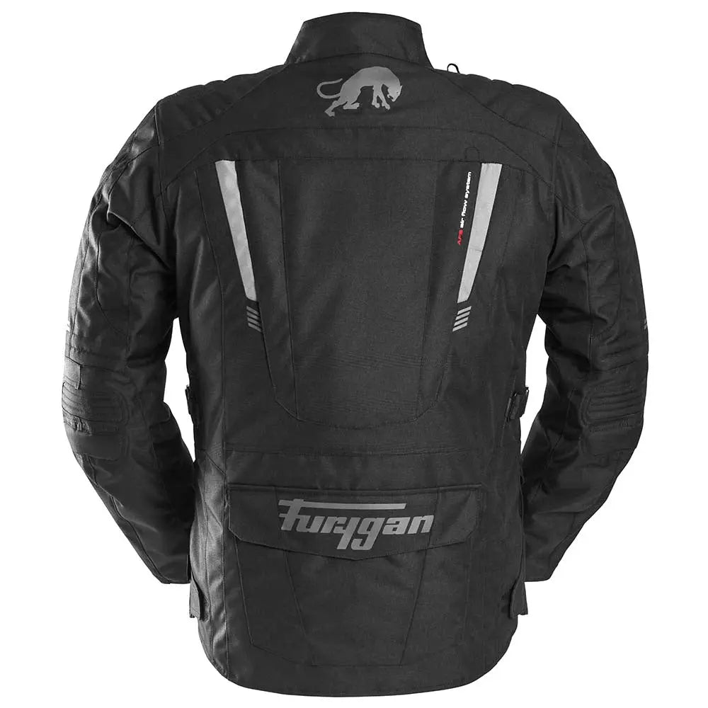 Furygan Apalaches Evo Textile Jacket Black / Grey FREE UK Delivery, FREE 365 Day Returns | Moto Central