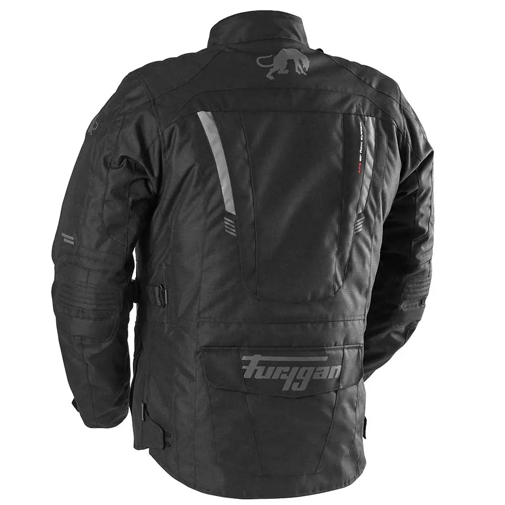 Furygan Apalaches Evo Textile Jacket Black / Grey FREE UK Delivery, FREE 365 Day Returns | Moto Central