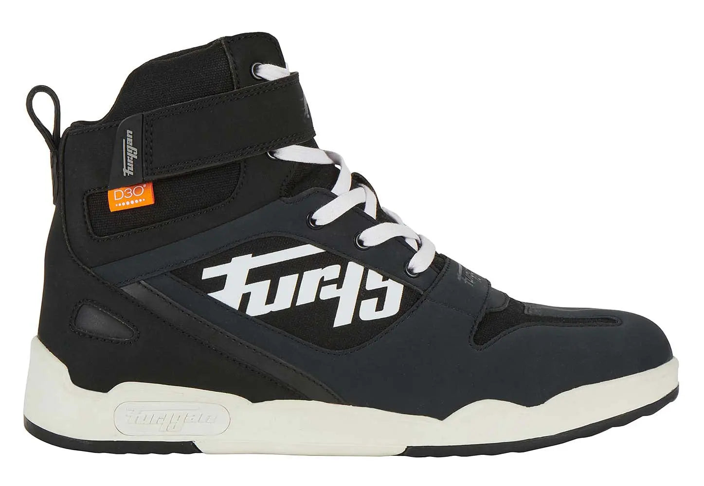 Furygan Get Down D3O Shoes Black / White FREE UK Delivery, FREE 365 Day Returns | Moto Central
