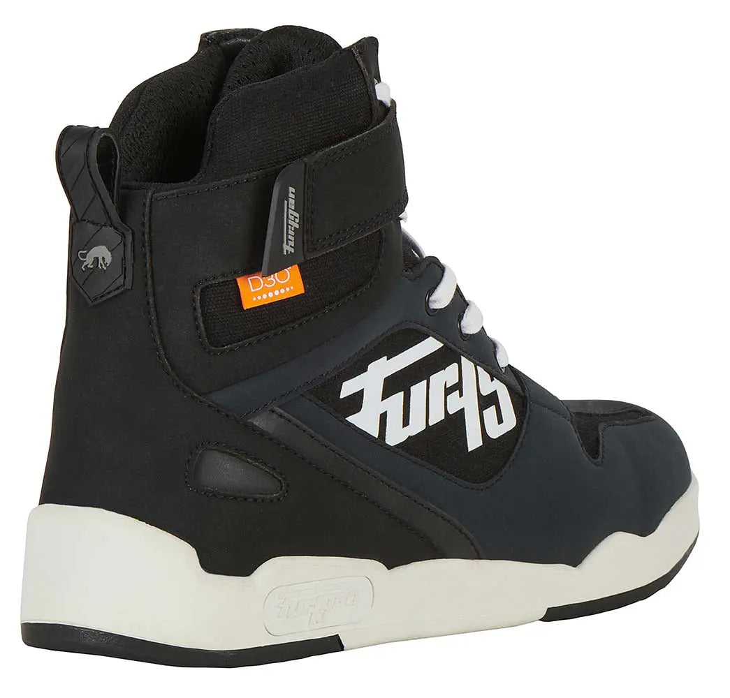 Furygan Get Down D3O Shoes Black / White FREE UK Delivery, FREE 365 Day Returns | Moto Central