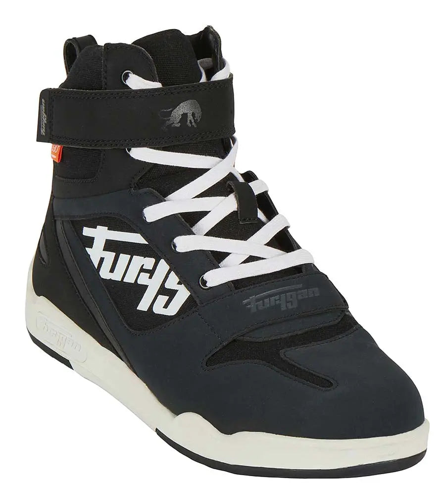 Furygan Get Down D3O Shoes Black / White FREE UK Delivery, FREE 365 Day Returns | Moto Central