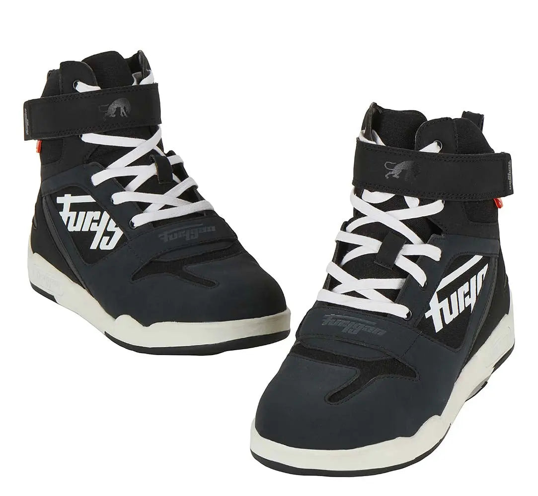 Furygan Get Down D3O Shoes Black / White FREE UK Delivery, FREE 365 Day Returns | Moto Central