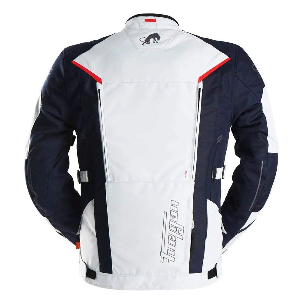 Furygan Brooks Textile Jacket Pearl / Blue FREE UK Delivery, FREE 365 Day Returns | Moto Central