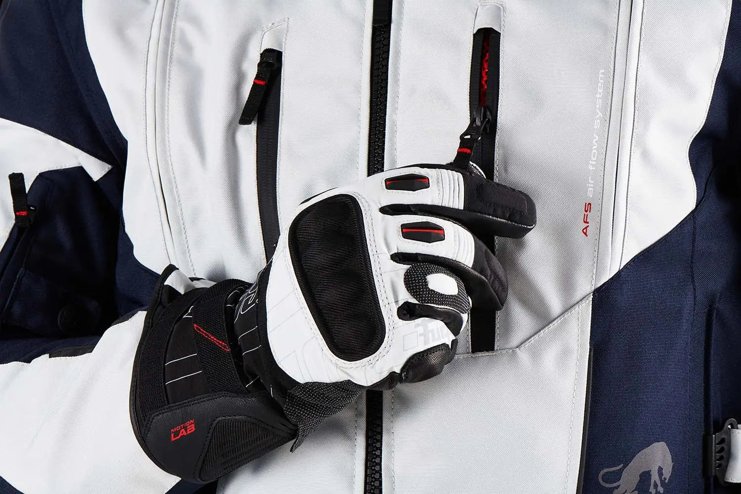 Furygan Brooks Textile Jacket Pearl / Blue FREE UK Delivery, FREE 365 Day Returns | Moto Central