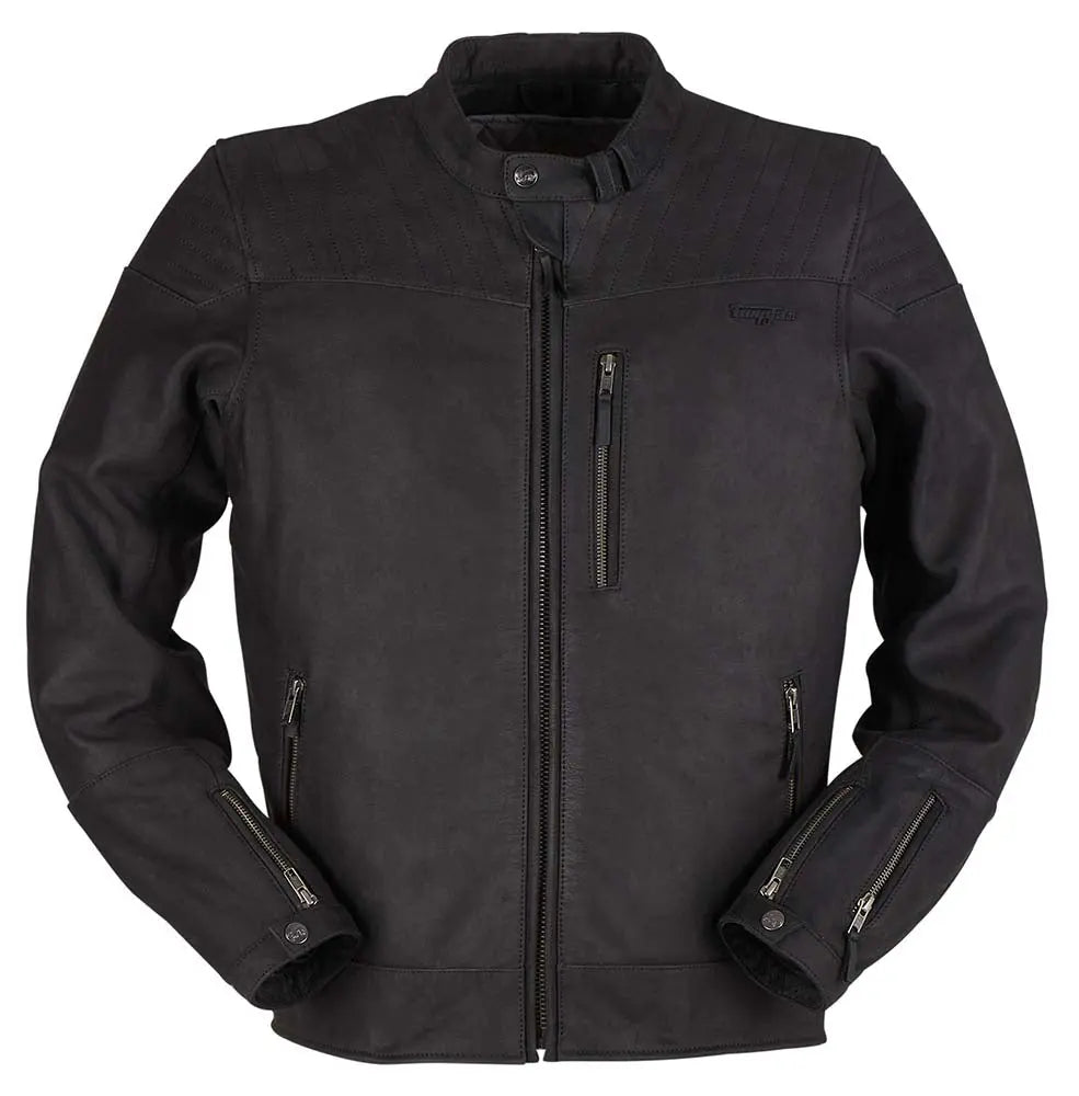 Furygan Clint Evo Leather Jacket Black FREE UK Delivery, FREE 365 Day Returns | Moto Central