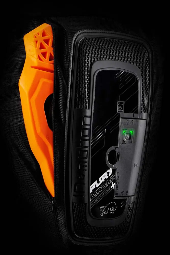 Furygan D3O Airbag Evolution+ Back Protector Orange FREE UK Delivery, FREE 365 Day Returns | Moto Central