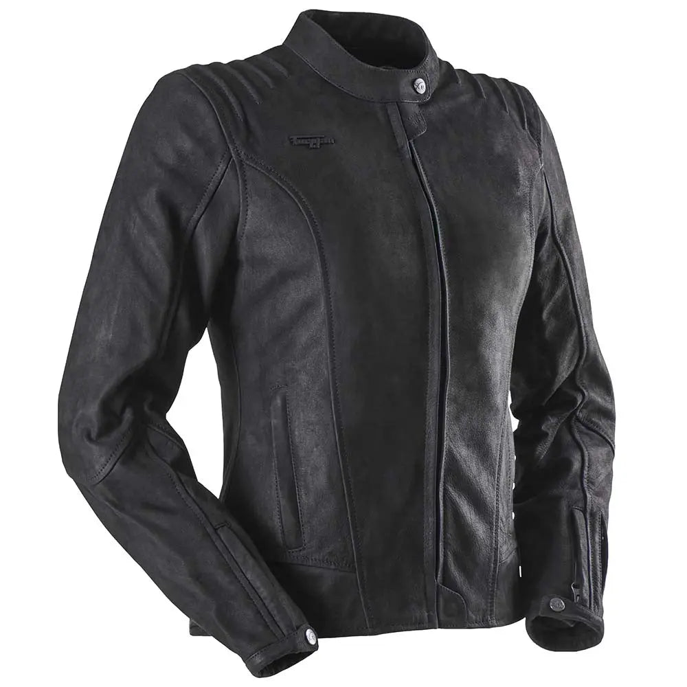 Furygan Elena Ladies Leather Jacket Black FREE UK Delivery, FREE 365 Day Returns | Moto Central