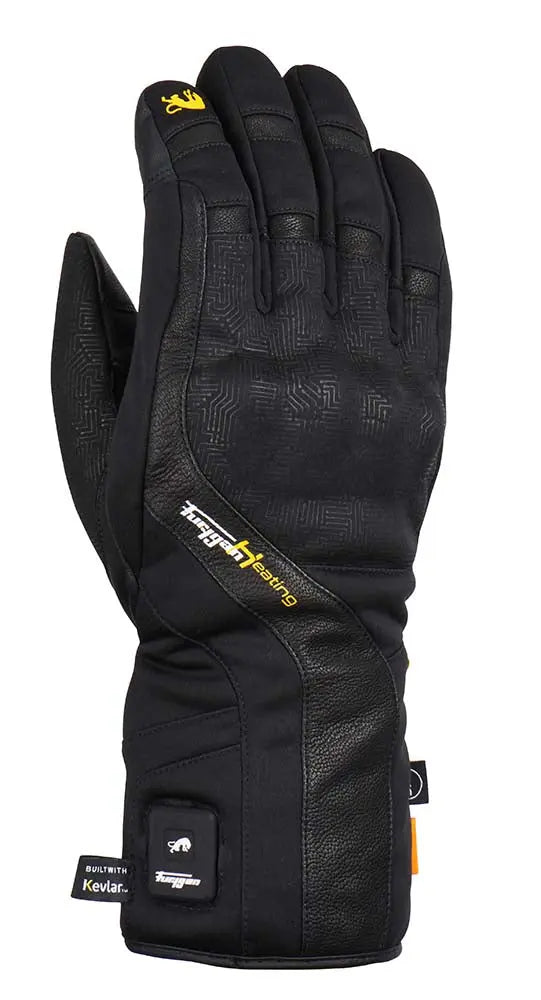 Furygan Heat X Kevlar Heated Gloves Black FREE UK Delivery, FREE 365 Day Returns | Moto Central