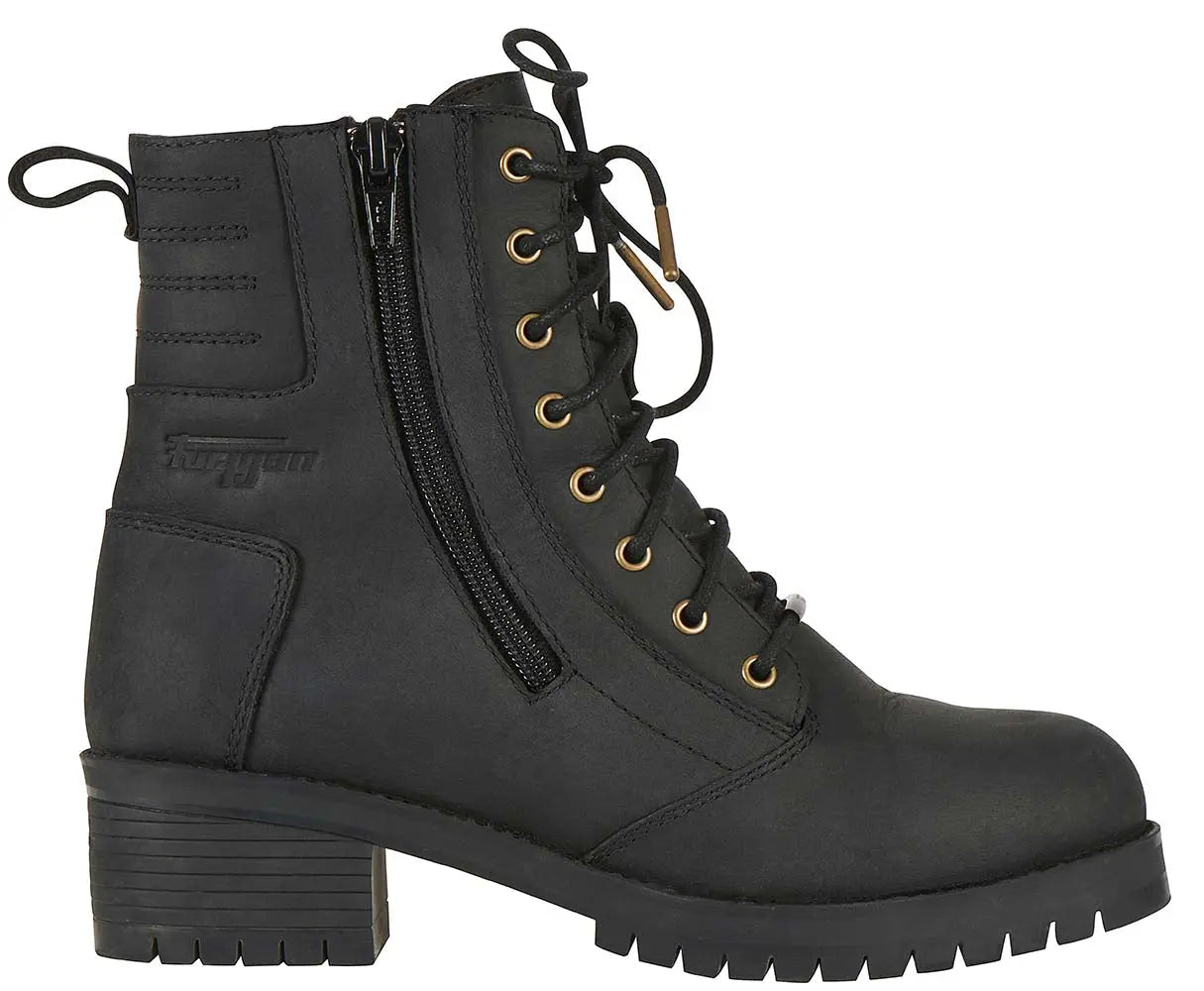 Furygan Janis Ladies D3O Short Boots Black FREE UK Delivery, FREE 365 Day Returns | Moto Central
