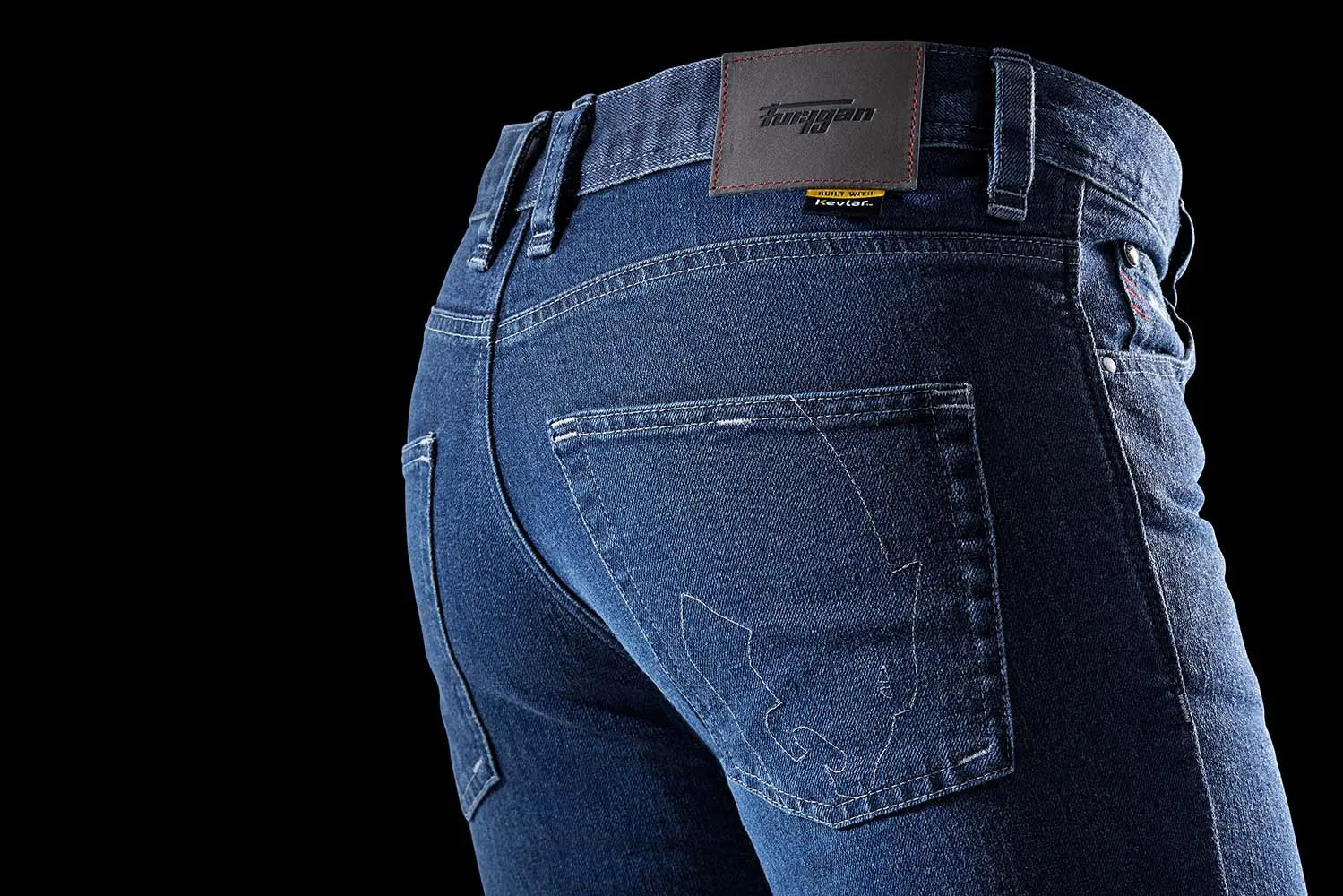 Furygan K12 X Kevlar Straight Jeans Medium Blue FREE UK Delivery, FREE 365 Day Returns | Moto Central