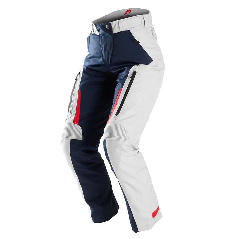 Furygan Killington Ladies Textile Trouser Blue / Pearl / Red FREE UK Delivery, FREE 365 Day Returns | Moto Central