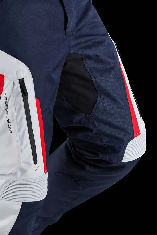 Furygan Killington Textile Trouser Blue / Pearl / Red FREE UK Delivery, FREE 365 Day Returns | Moto Central