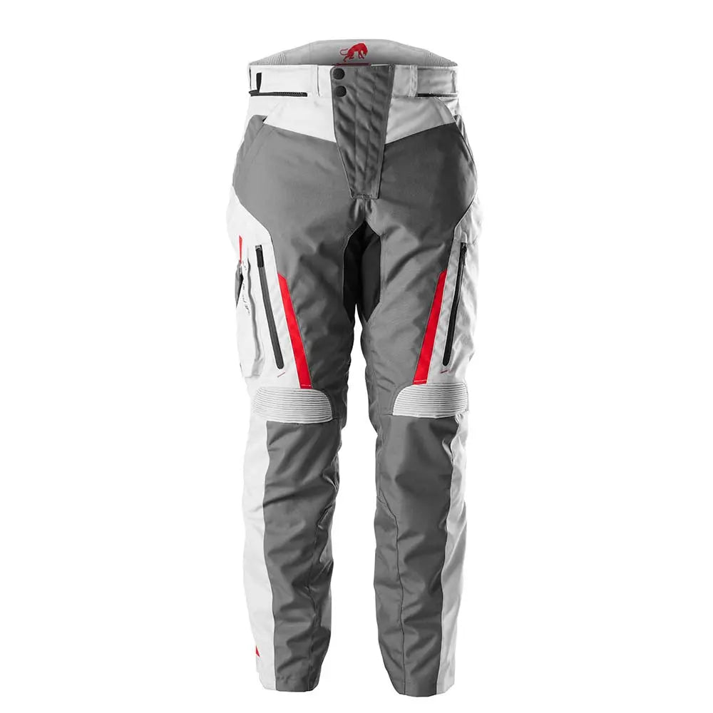 Furygan Killington Textile Trouser Grey / Pearl / Red FREE UK Delivery, FREE 365 Day Returns | Moto Central