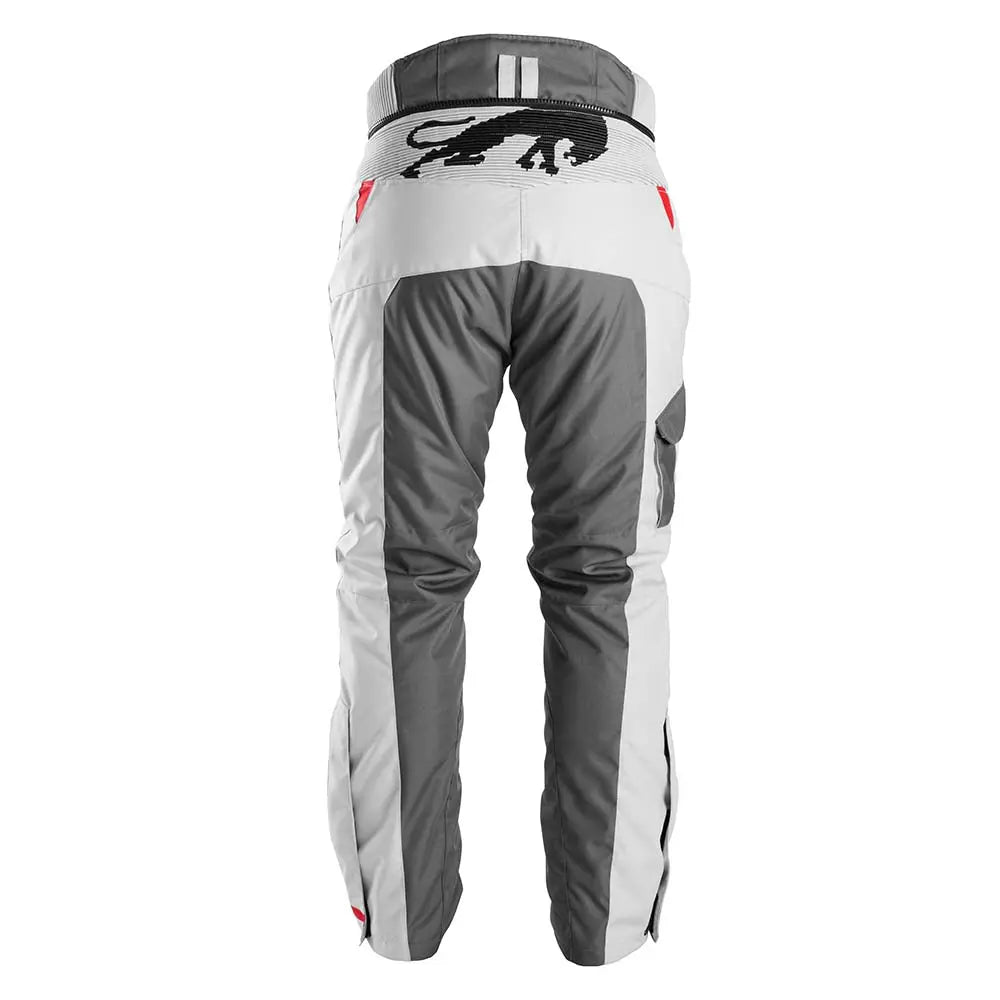 Furygan Killington Textile Trouser Grey / Pearl / Red FREE UK Delivery, FREE 365 Day Returns | Moto Central