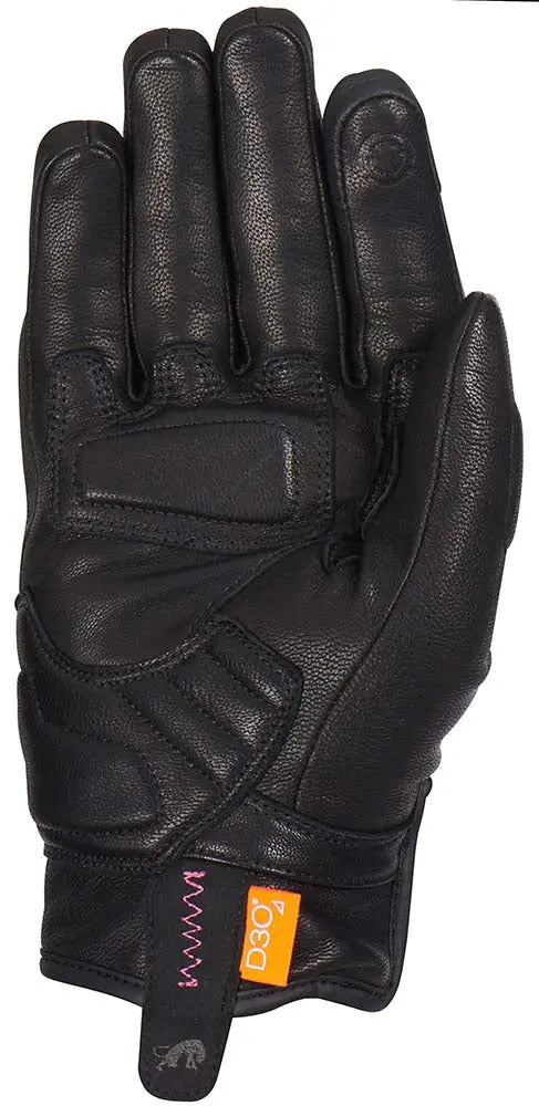 Furygan LR Jet All Season D3O Ladies Leather Gloves Black FREE UK Delivery, FREE 365 Day Returns | Moto Central