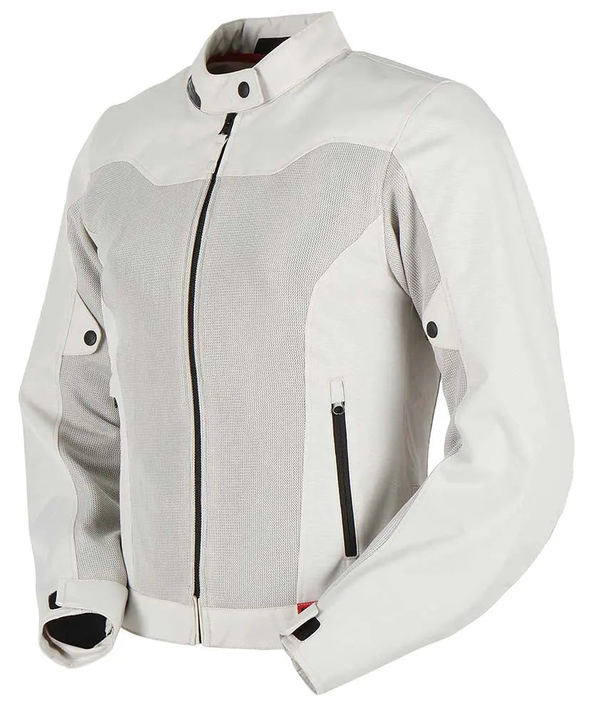 Furygan Mistral Evo 3 Ladies Textile Jacket Pearl / Pearl FREE UK Delivery, FREE 365 Day Returns | Moto Central