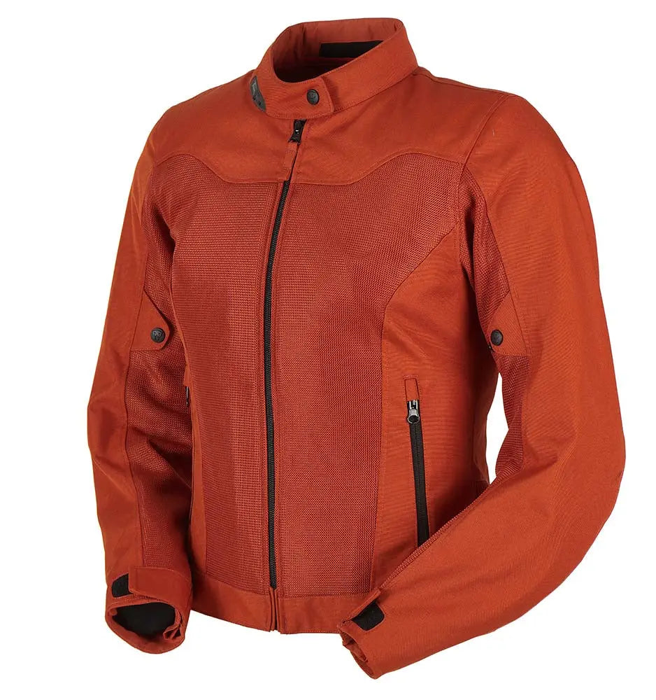 Furygan Mistral Evo 3 Ladies Textile Jacket Rust FREE UK Delivery, FREE 365 Day Returns | Moto Central