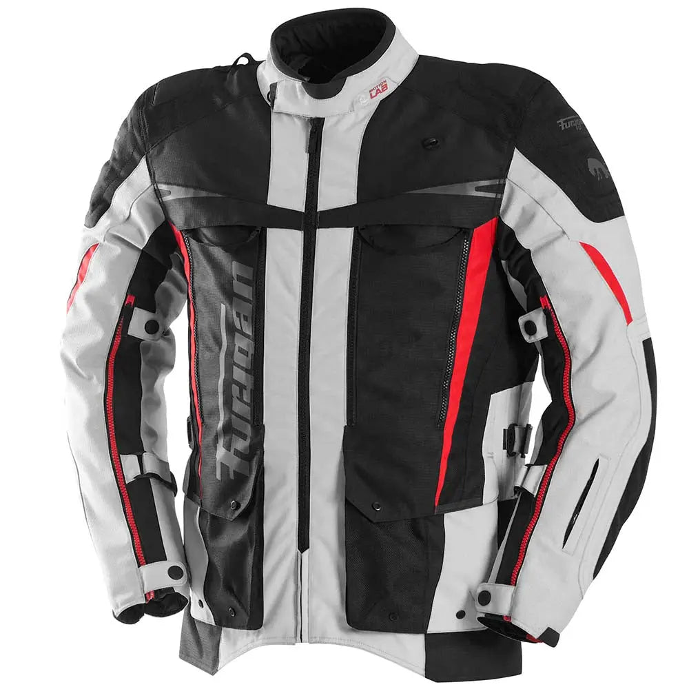 Furygan Montroc Kevlar Primaloft 3-In-1+ Jacket Black / Pearl / Red FREE UK Delivery, FREE 365 Day Returns | Moto Central