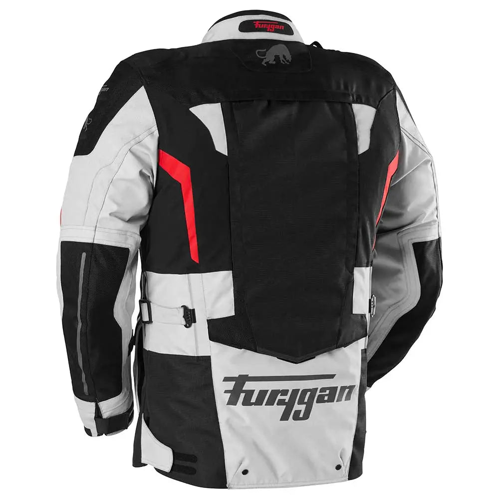 Furygan Montroc Kevlar Primaloft 3-In-1+ Jacket Black / Pearl / Red FREE UK Delivery, FREE 365 Day Returns | Moto Central