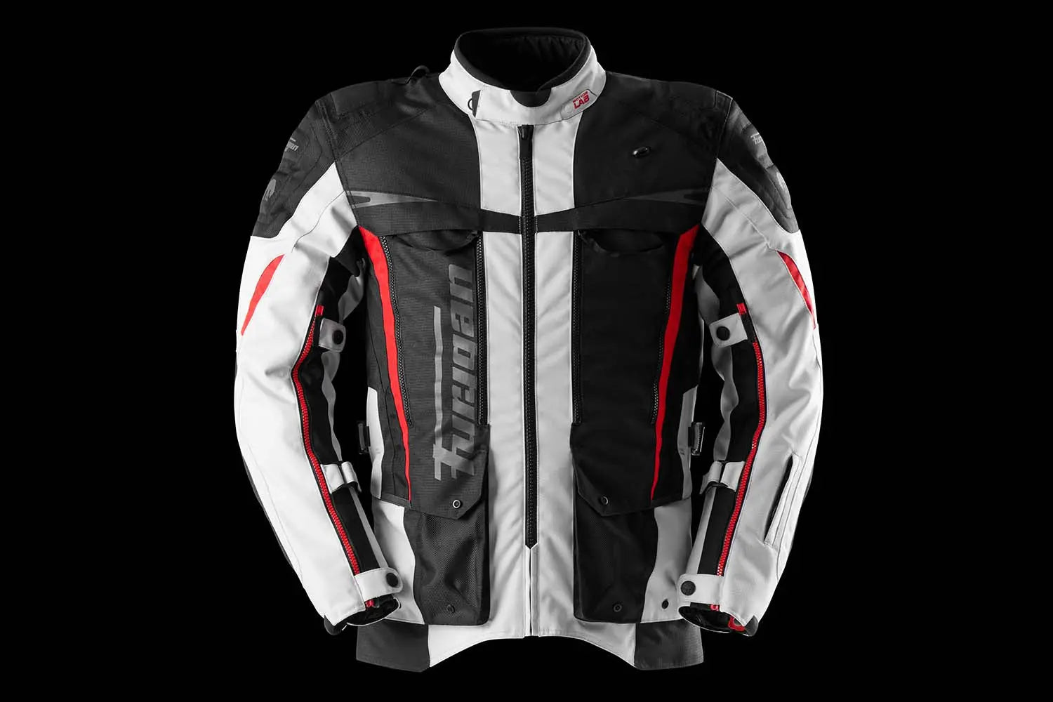 Furygan Montroc Kevlar Primaloft 3-In-1+ Jacket Black / Pearl / Red FREE UK Delivery, FREE 365 Day Returns | Moto Central