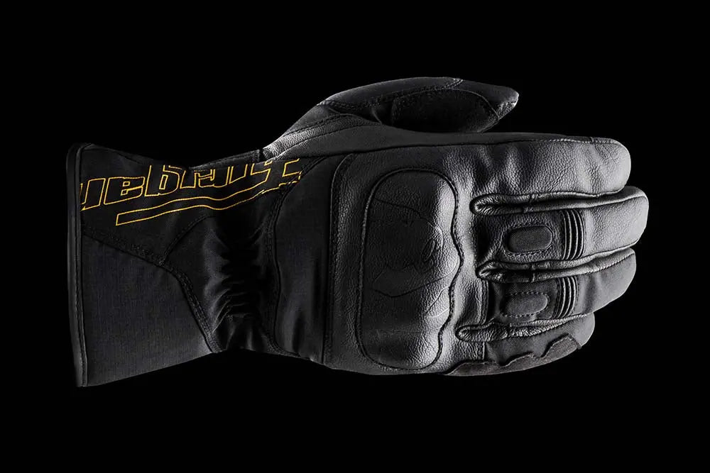 Furygan Oslo D3O Primaloft Ladies Leather Gloves Black / Gold FREE UK Delivery, FREE 365 Day Returns | Moto Central