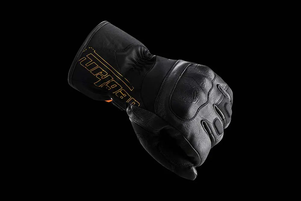 Furygan Oslo D3O Primaloft Ladies Leather Gloves Black / Gold FREE UK Delivery, FREE 365 Day Returns | Moto Central