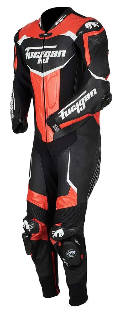 Furygan Overtake X Kevlar One Piece Leather Suit Black / Red / White FREE UK Delivery, FREE 365 Day Returns | Moto Central