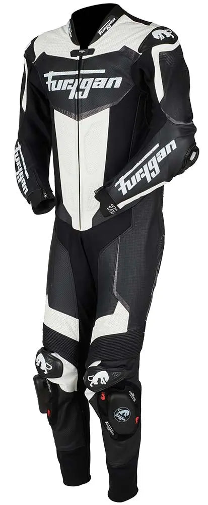 Furygan Overtake X Kevlar One Piece Leather Suit Black / White FREE UK Delivery, FREE 365 Day Returns | Moto Central