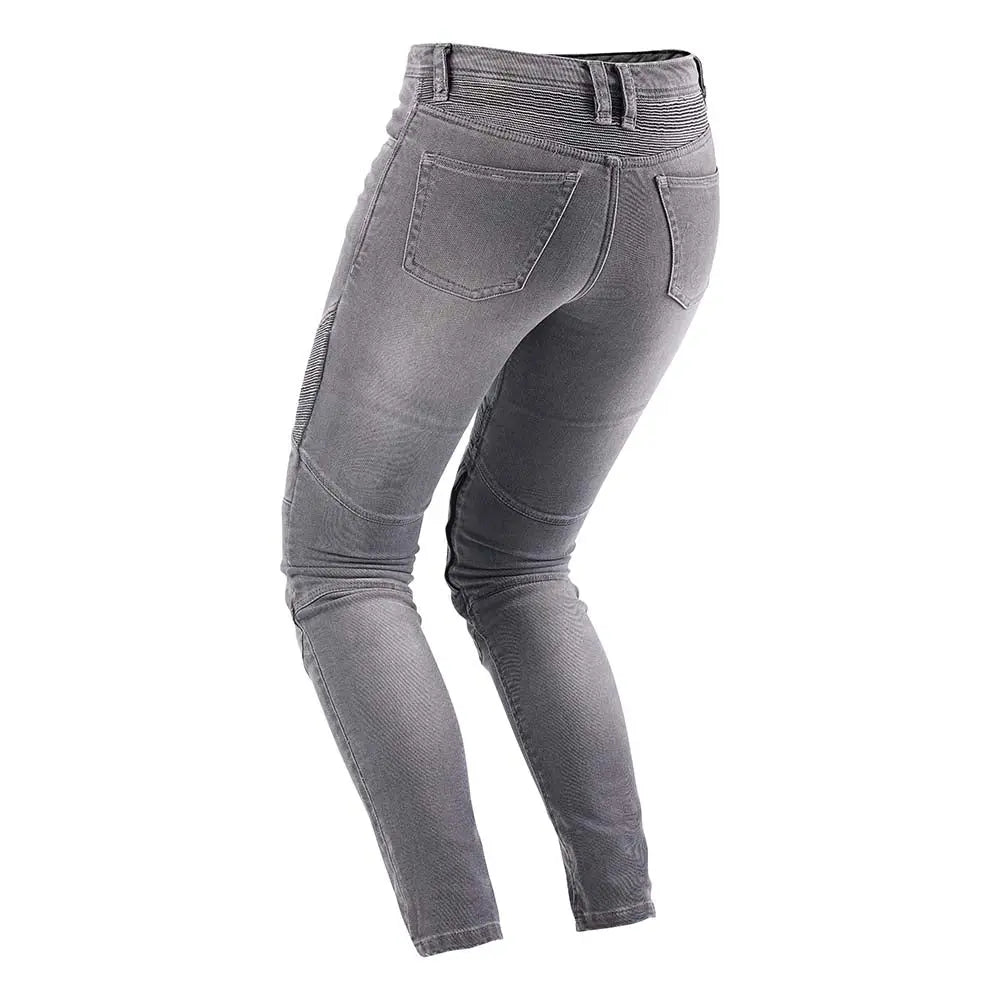 Furygan Purdey Evo Ladies Slim Jeans Grey FREE UK Delivery, FREE 365 Day Returns | Moto Central
