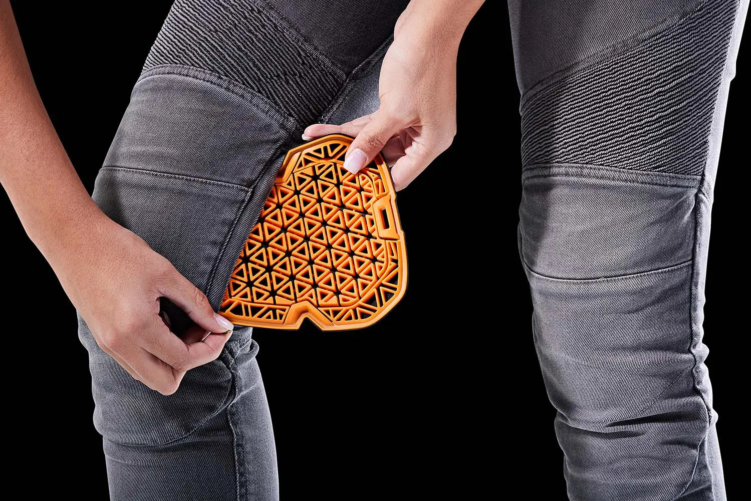 Furygan Purdey Evo Ladies Slim Jeans Grey FREE UK Delivery, FREE 365 Day Returns | Moto Central