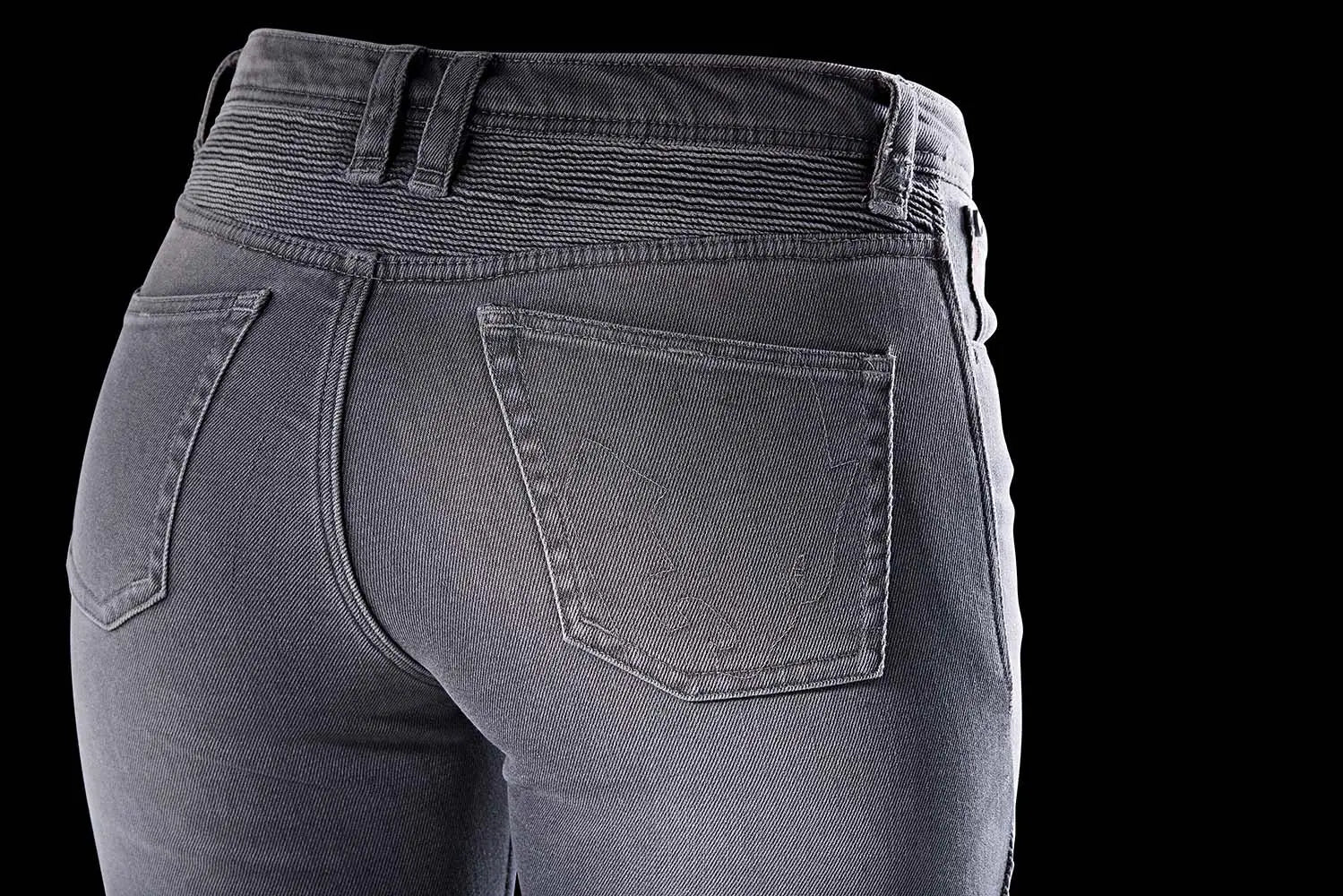 Furygan Purdey Evo Ladies Slim Jeans Grey FREE UK Delivery, FREE 365 Day Returns | Moto Central