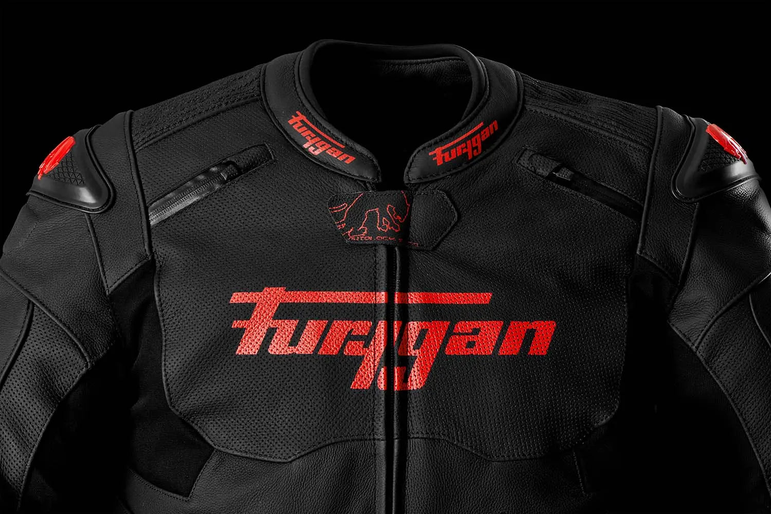 Furygan Raptor Evo 3 Leather Jacket Black / Red FREE UK Delivery, FREE 365 Day Returns | Moto Central